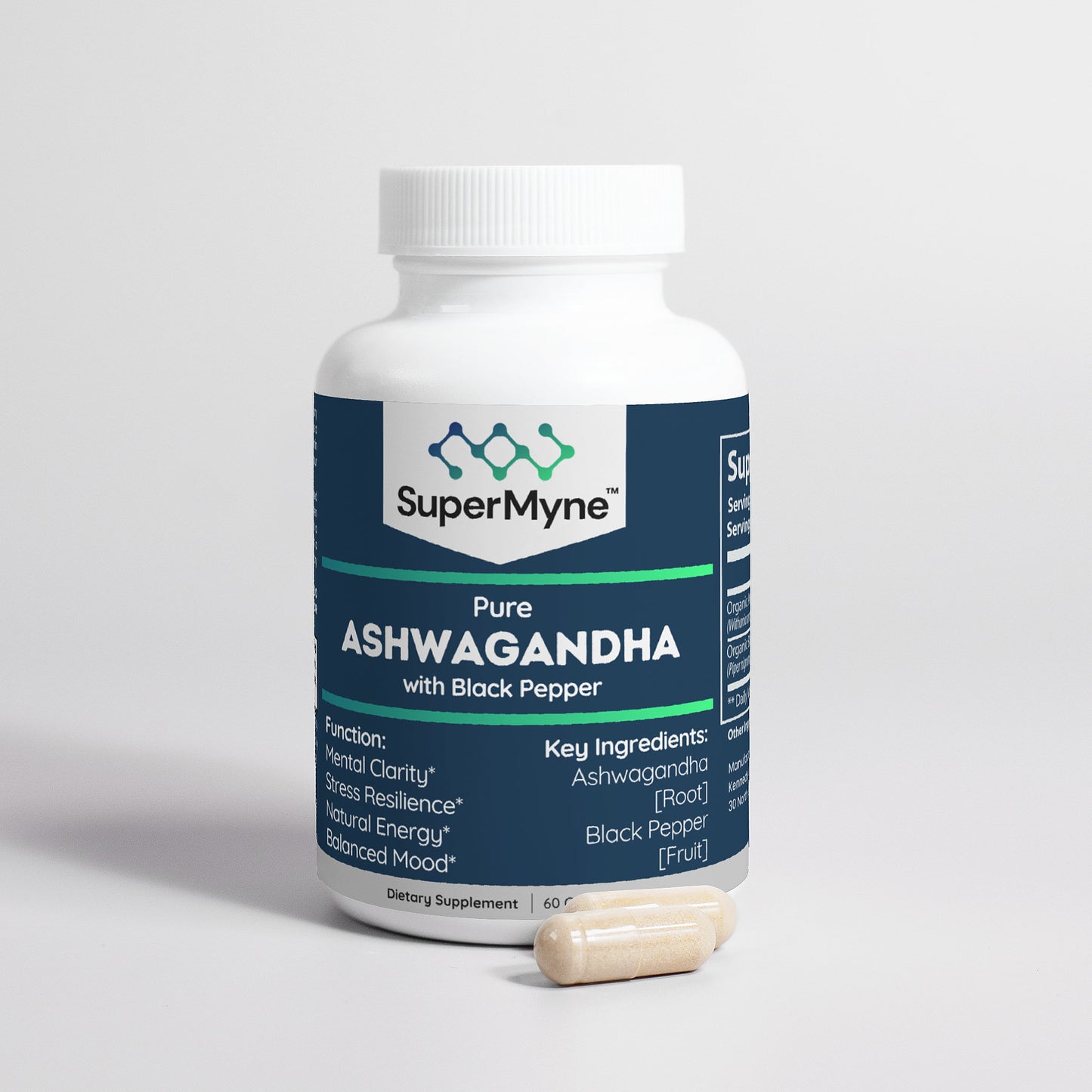 Ashwagandha (Pure with Black Pepper)