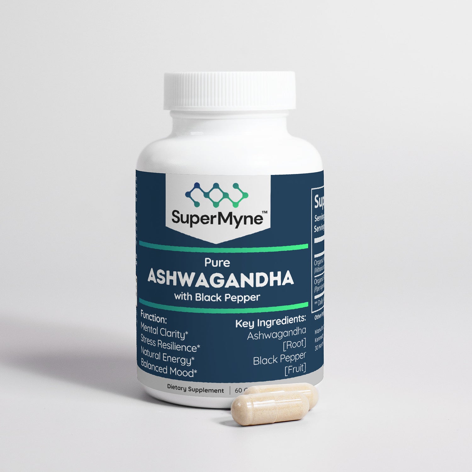 Ashwagandha (Pure with Black Pepper)