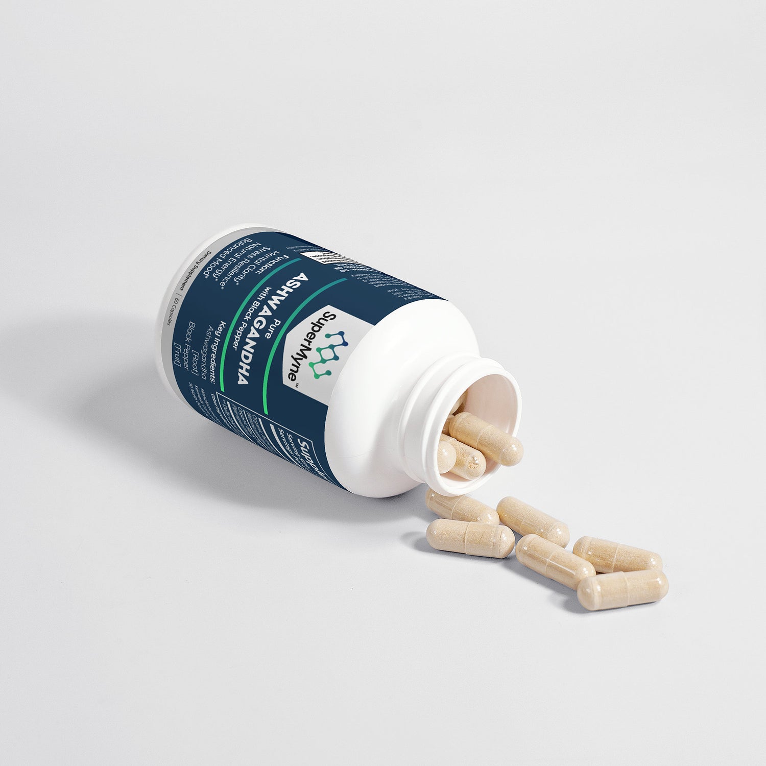 Ashwagandha (Pure with Black Pepper)